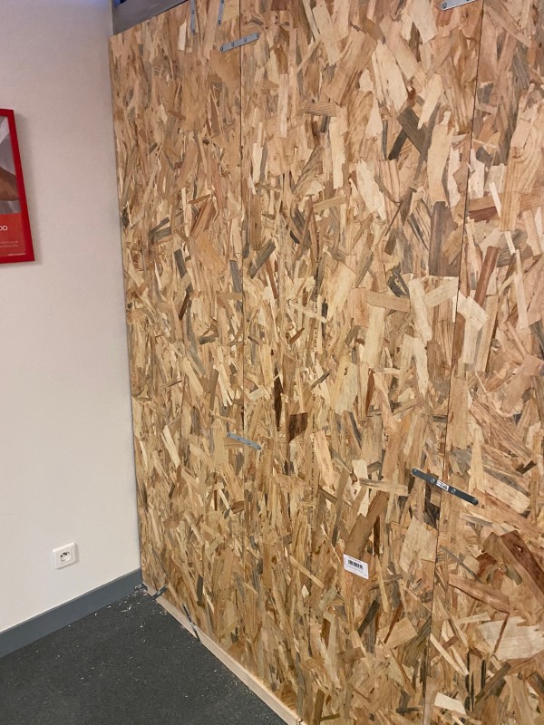 2) Protection de la vitrine après fissure Blagnac