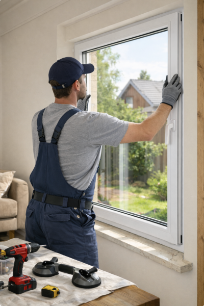 Changement de simple vitrage en double vitrage pour améliorer l'isolation thermique et phonique de votre habitation à Fonsorbes par le société Amnes Toulouse